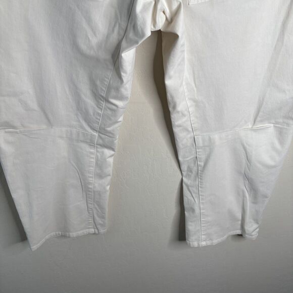 Nili Lotan Shon Cotton Twill Pants Eggshell - Picture 6 of 7